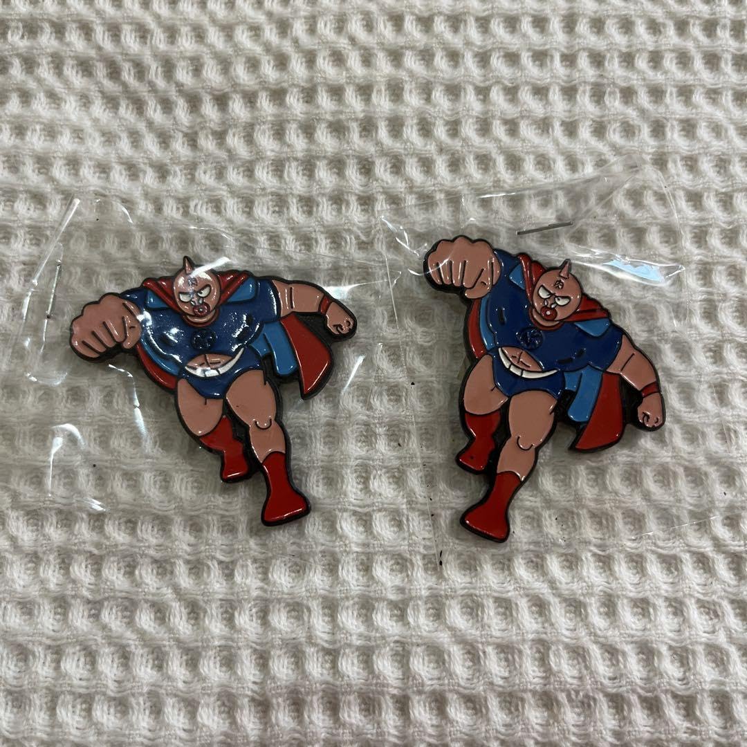 Amazon.co.jp: キン肉マン ピンバッジ ピンバッチ 2個 レトロ